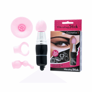 Mini massageador com vibração única e 4 cabeças removíveis - vibrating stick