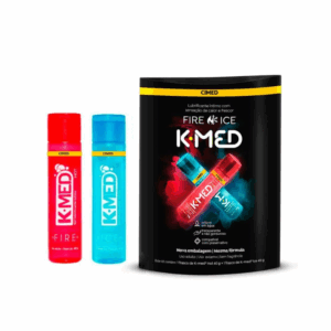 KIT com 2 géis lubrificantes íntimos, um AQUECE e o outro ESFRIA - K-MED FIRE & ICE - 40G