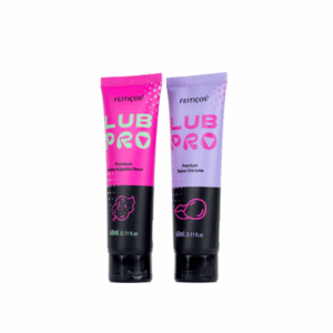 KIT com 2 gel lubrificante íntimo beijável com aloe vera - FEITIÇOS LUBPRO PREMIUM | 60ML