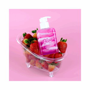 Mix de gel e creme beijável com aroma irresistível de morango - HOT FLOWERS BLOW GIRL | 320 ML