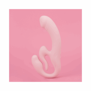 Vibrador strap ON em Silicone com 10 modos de Vibrações, controle remoto sem fio e carregamento via USB