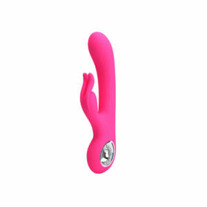 Vibrador estimulador de ponto G e de clítoris em silicone super macio com 7 modos de vibrações, função memoriável e recarregável