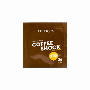 Feitiços aromáticos coffee shock sachê - Gel aromático com efeito eletrizante sabor CAFEÍNA - 3G