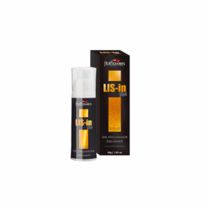 Gel Facilitador deslizante para sexo ANAL - HOT FLOWERS LIS-IN HOT GOLD | 30G