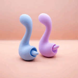 VIBRADOR COM LÍNGUA ESTIMULADORA DE CLITÓRIS, 7 MODOS DE VIBRAÇÃO, 7 TIPOS DE MOVIMENTO E RECARREGÁVEL POR BASE MAGNÉTICA - INTT TOYS MY DINO LICKER | DISPONÍVEL EM 2 CORES