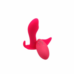 VIBRADOR ESTIMULADOR DE CLITÓRIS E PONTO G RECARREGÁVEL COM 10 MODOS DE VIBRAÇÕES E CONTROLE REMOTO SEM FIO - VIP MIX