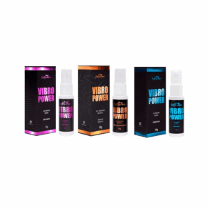 GEL BEIJÁVEL À BASE D'ÁGUA COM EFEITO DE VIBRAÇÃO - HOT FLOWERS VIBRO POWER | 15 G | DISPONÍVEL EM 3 SABORES